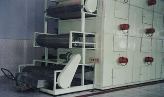 超细钙三层带式干燥机